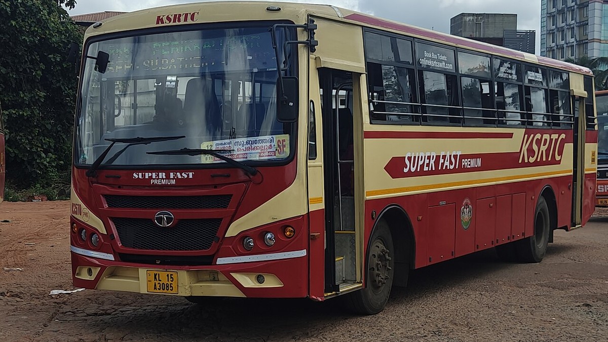 KSRTC Super Fast Bus Palakkad Depot